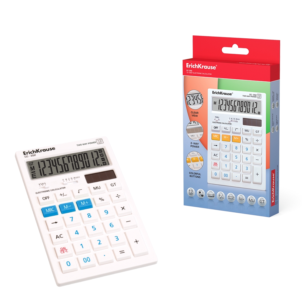 Calculadora Electrónica 12 Dígitos CC-352 ErichKrause