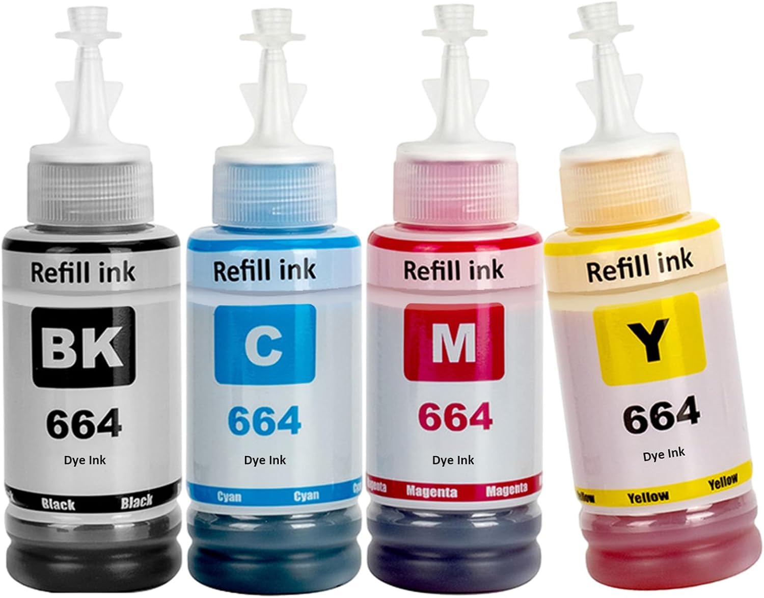 Multipack 4 Tintas Epson 664 Compatíveis - 4 Cores