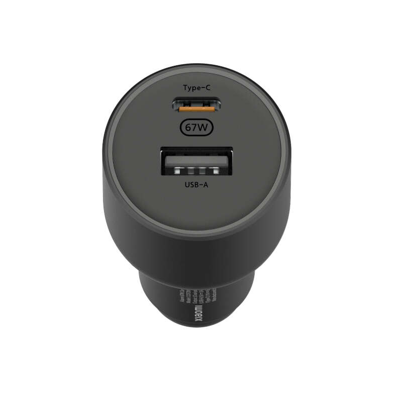 Carregador de Carro Dual USB Xiaomi Car Charger Pro 67W - 1x USB-C, 1x USB-A