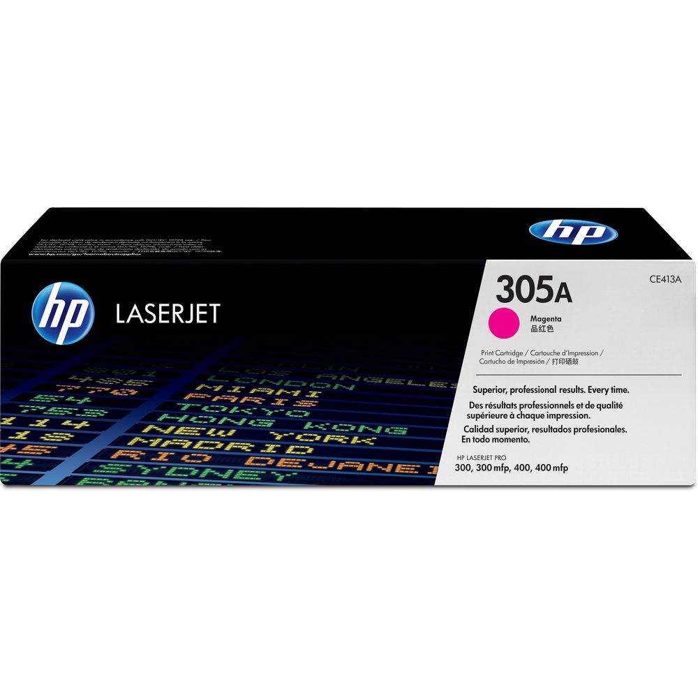 Toner HP LaserJet Original 305A Magenta (CE413A)