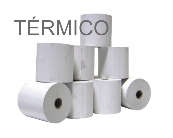 Rolos de papel 4Office térmico 110x40x11 - Pack 25