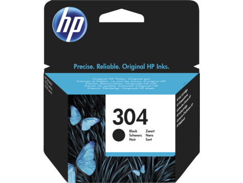 Tinteiro HP 304 Original Preto (N9K06AE)