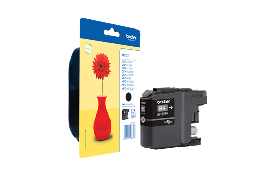 Tinteiro Brother Original LC121 Preto (LC121BKBP)