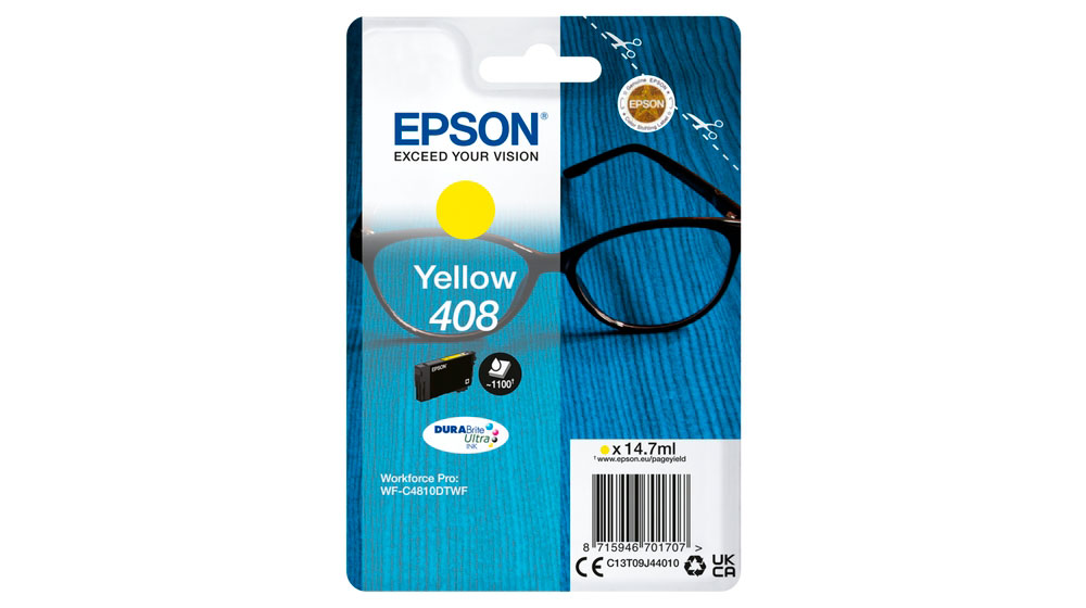 Tinteiro Epson 408 Amarelo Original (C13T09J44010)