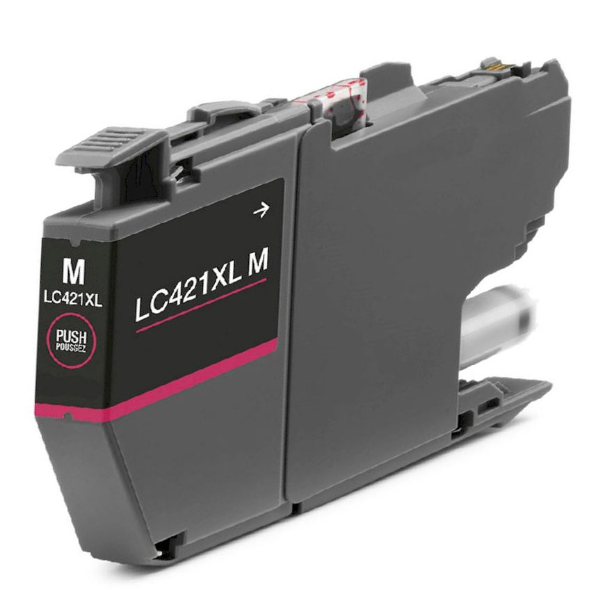 Tinteiro Brother Compatível LC421XLM Magenta