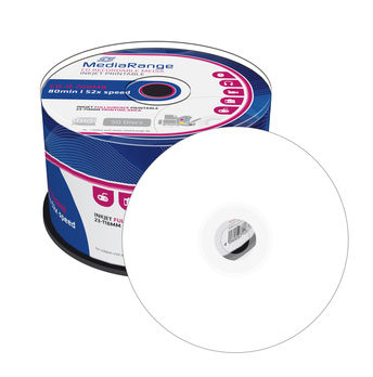 CD-R MediaRange Imprimível 52X - Pack 50
