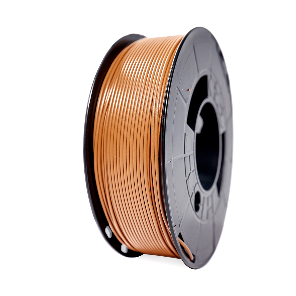 Filamento de Impressão 3D em PLA 1,75mm Bobina 1Kg Bronze