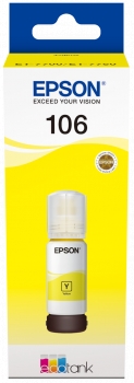 Recarga de Tinta 106 Original Epson Amarelo (C13T00R440)
