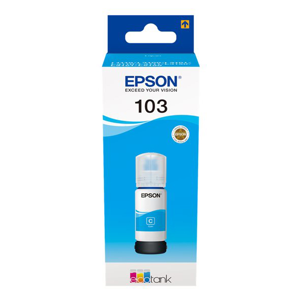Recarga de Tinta 103 Original Epson Azul (C13T00S24A)