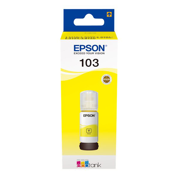 Recarga de Tinta 103 Original Epson Amarelo (C13T00S44A)
