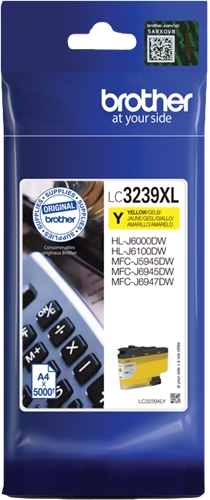 Tinteiro Brother Original LC3239 XL Amarelo (LC3239XLY)