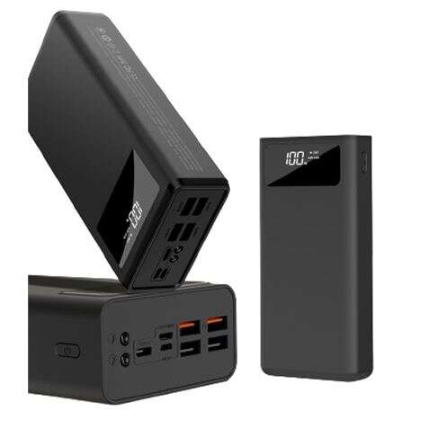 Powerbank 30.000 mAh XO 4x USB-A, microUSB, USB-C + Lightning - Ecrã LCD