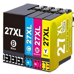 Conjunto 5 Tinteiros Epson 27 XL Compatíveis