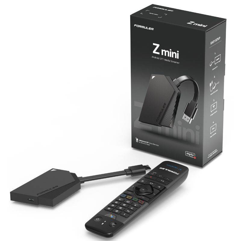 Receptor IPTV Formuler Z Mini MyTVOnline 3 - Android 4K HDR
