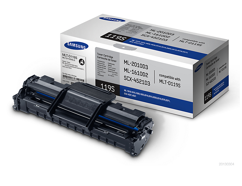 Toner Samsung Original MLT-D119S Preto (MLT-D119S/ELS)