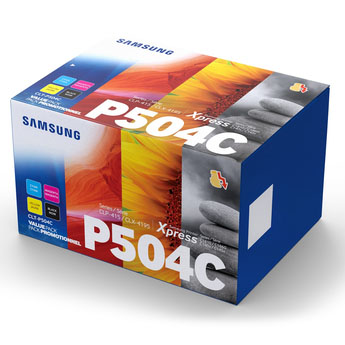 Conjunto 4 Toners Samsung Originais CLT-P504C