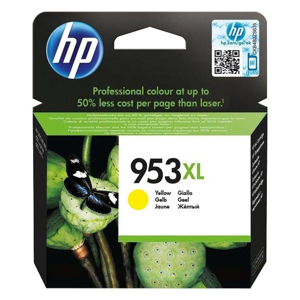 Tinteiro HP 953 XL Amarelo Original (F6U18AE)