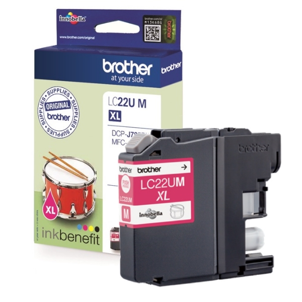 Tinteiro Brother Original LC22U M Magenta (LC22UMBP)