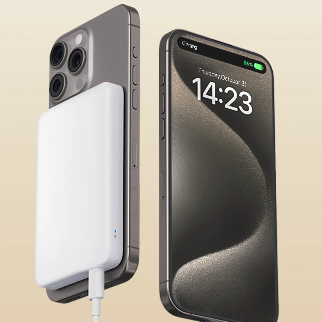 PowerBank Xiaomi Magnética 5.000mAh Branca