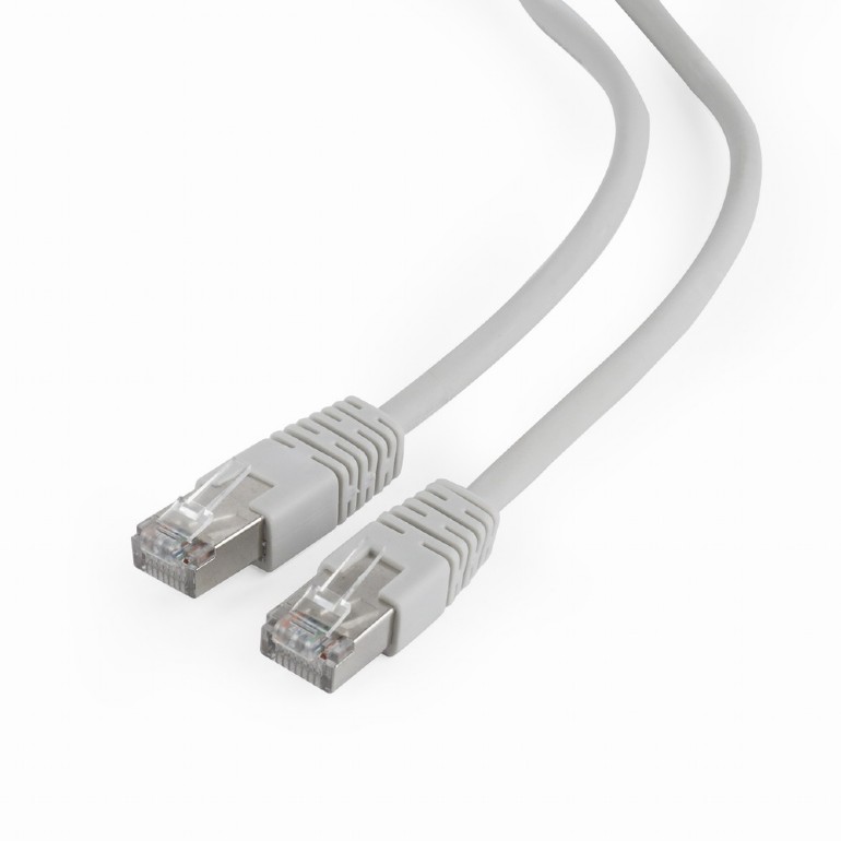 Cabo Rede 2 metros RJ45 cat6E FTP Gembird Cablexpert Cinza