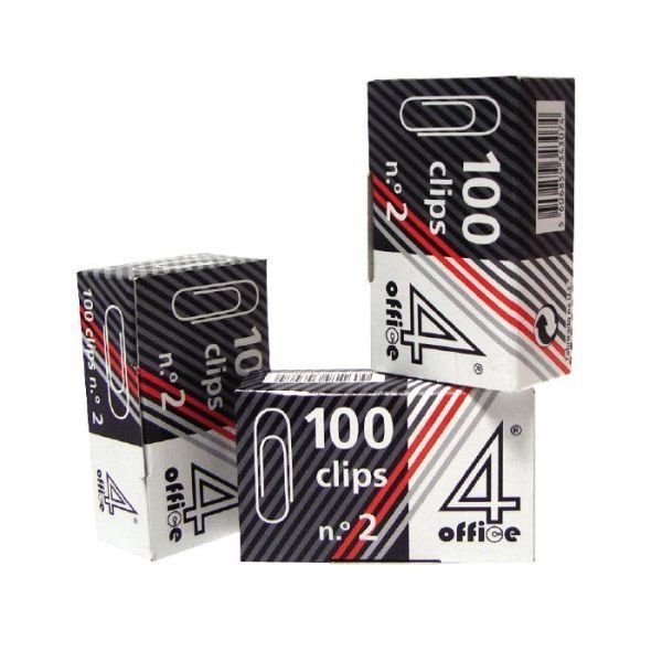 Clips Metálicos 4Office - nº10 32mm - Pack 50