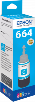 Recarga de Tinta 664 Original Epson T6642 Azul (C13T664240)