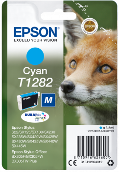 Tinteiro Epson T1282 Azul Original Série Raposa (C13T12824012)