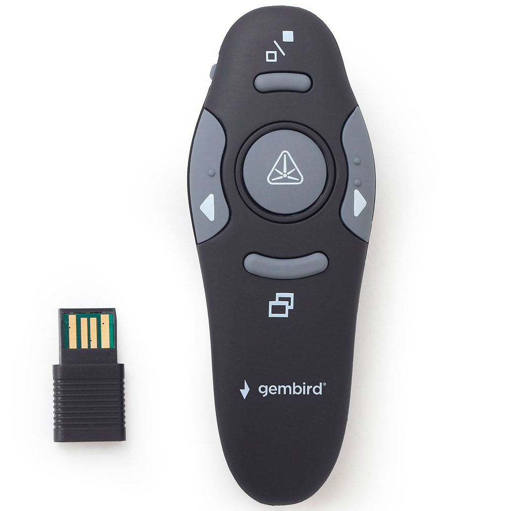 Apresentador Gembird WP-L-01 Wireless com Apontador Laser