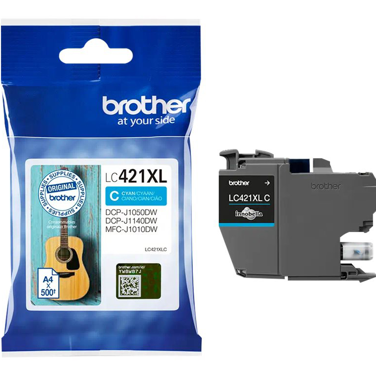 Tinteiro Brother Original LC421 XL Azul (LC421XLC)