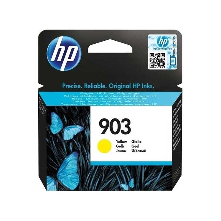 Tinteiro HP 903 Amarelo Original (T6L95AE)
