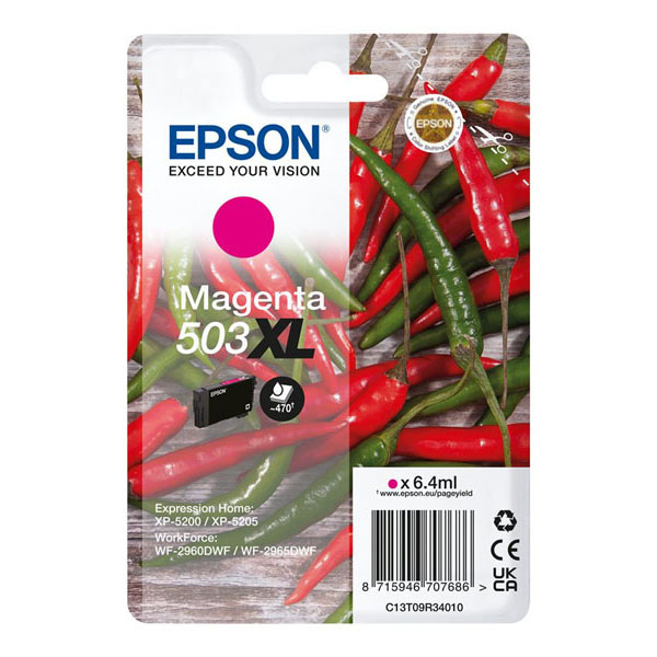 Tinteiro Epson 503 XL Magenta Original (C13T09R34010)