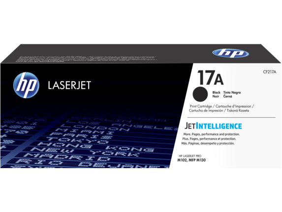 Toner HP LaserJet Original 17A Preto (CF217A)
