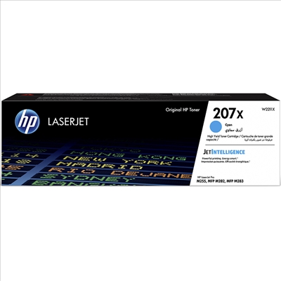 Toner HP LaserJet Original 207X Azul (W2211X)