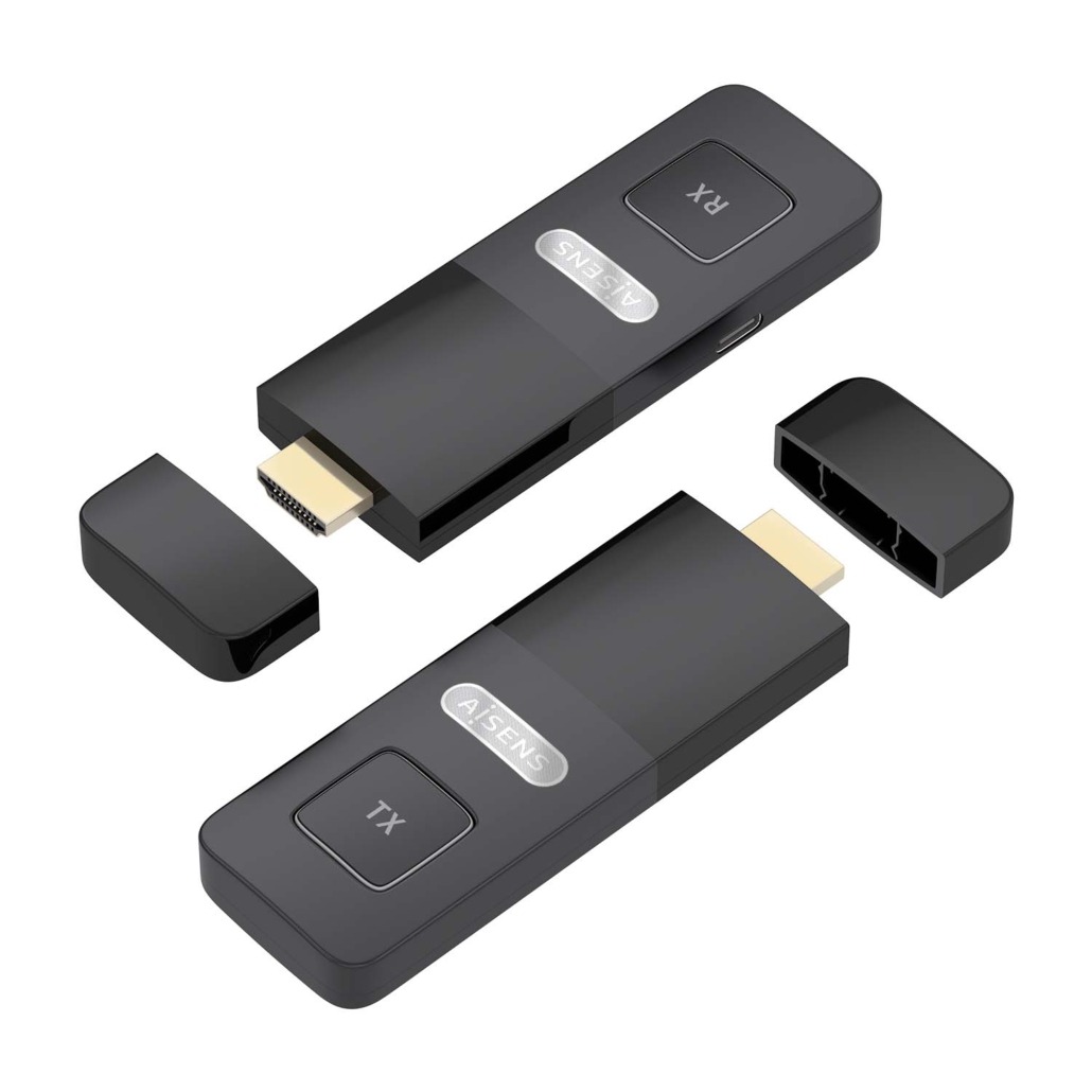 Adaptador de vídeo sem fios Aisens HDMI para HDMI