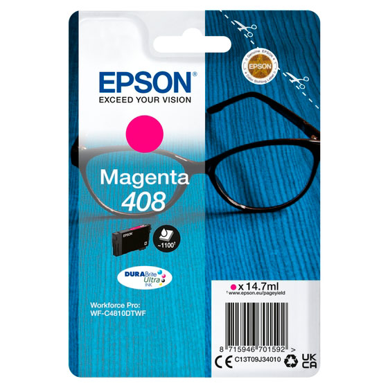 Tinteiro Epson 408 Magenta Original (C13T09J34010)