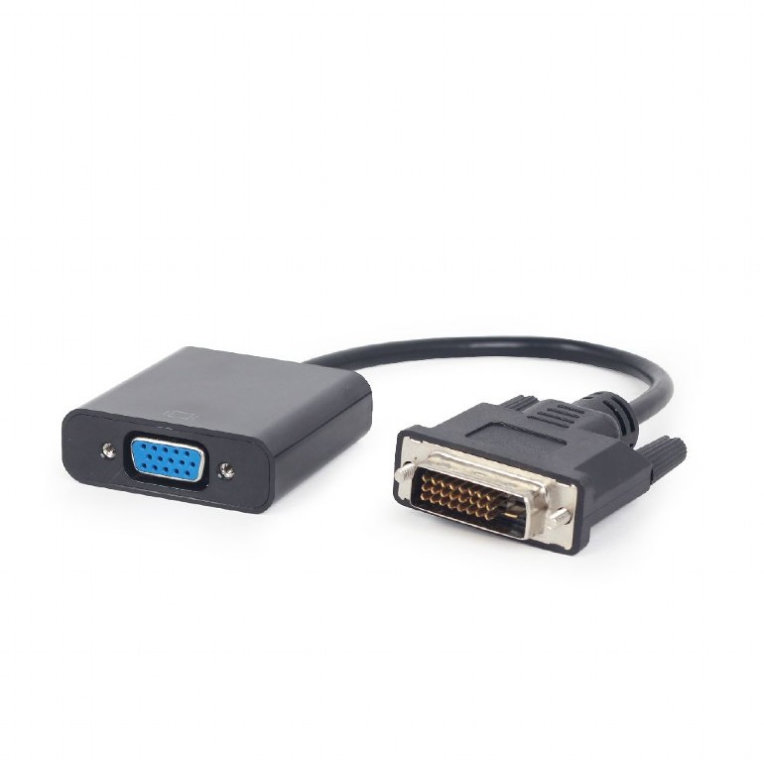 Adaptador Gembird DVI-D Macho p/ VGA Fêmea