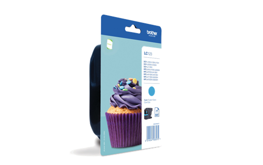 Tinteiro Brother Original LC123 Azul (LC123CBP)