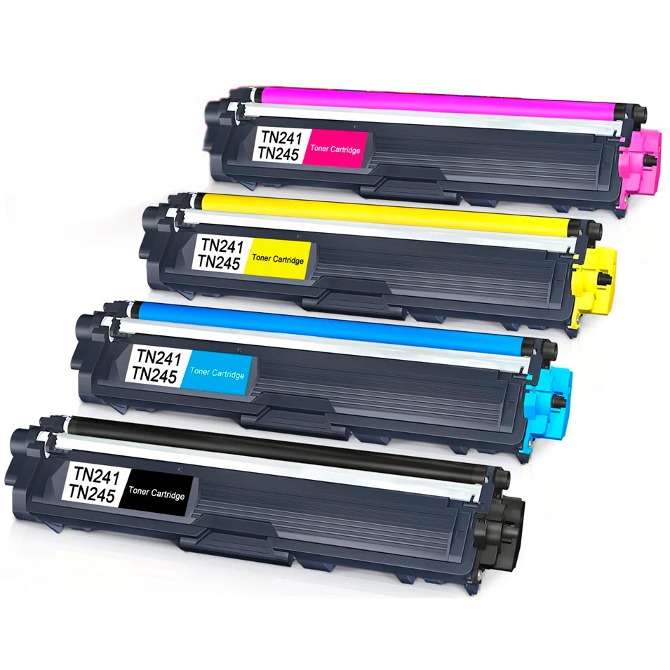 Pack 4 Toners Brother TN-241CMYK Compatíveis