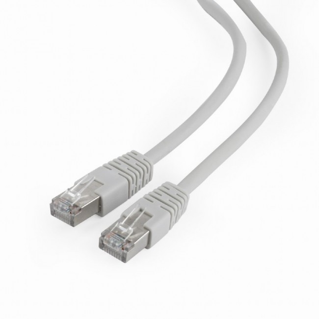 Cabo Rede 1.5 metros RJ45 cat6E FTP Gembird Cablexpert Cinza