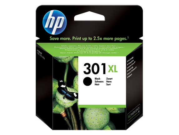 Tinteiro HP 301XL Original Preto (CH563EE)