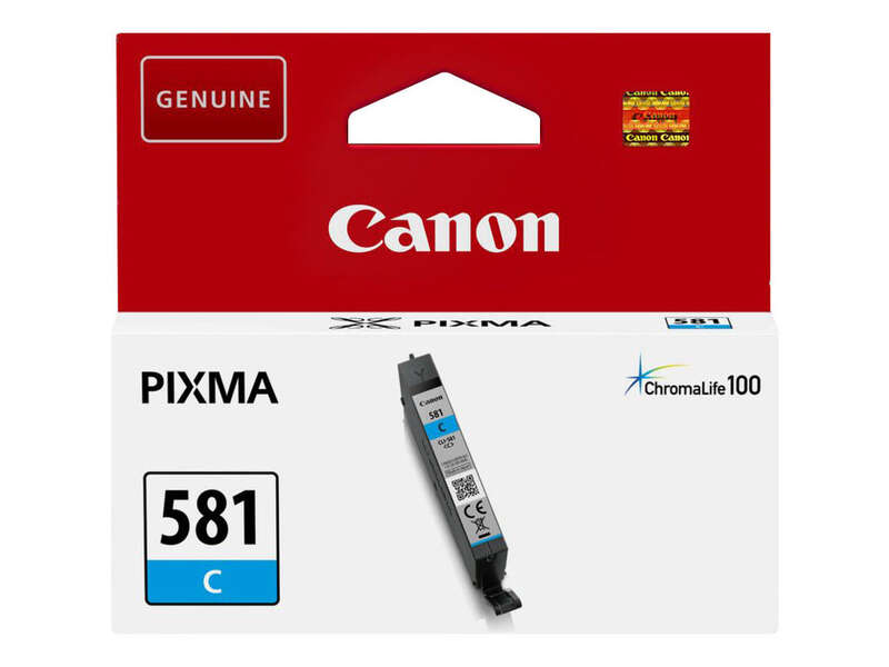 Tinteiro Canon CLI-581C Azul Original (2103C001)
