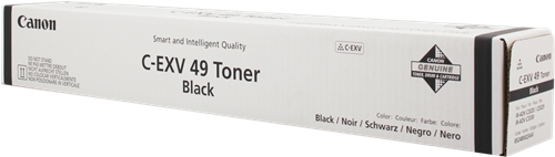 - Toner Canon Original C-EXV 49 BK Preto (8524B002)