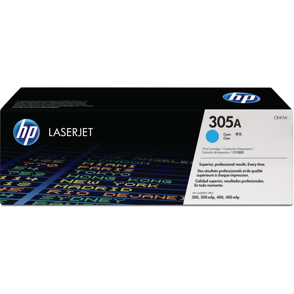 Toner HP LaserJet Original 305A Azul (CE411A)