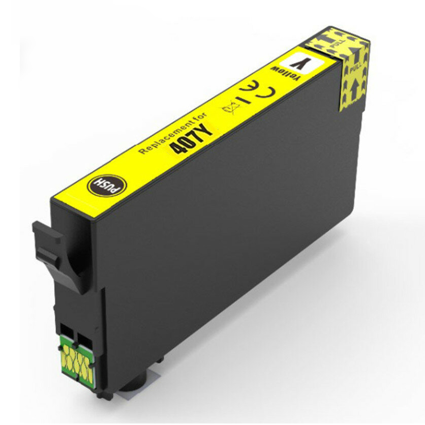 Tinteiro Epson Compatível 407 XL Amarelo