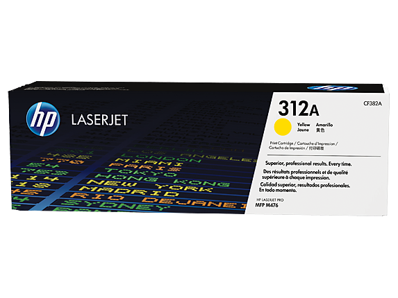 Toner HP LaserJet Original 312A Amarelo (CF382A)
