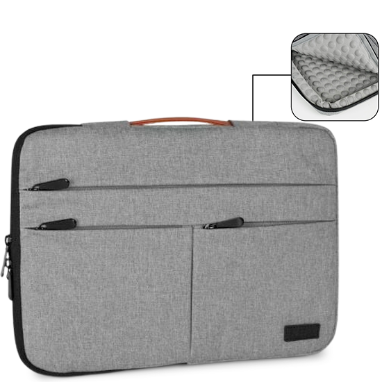 Mala Portátil 14" Subblim Air Padding 360 Cinza Claro