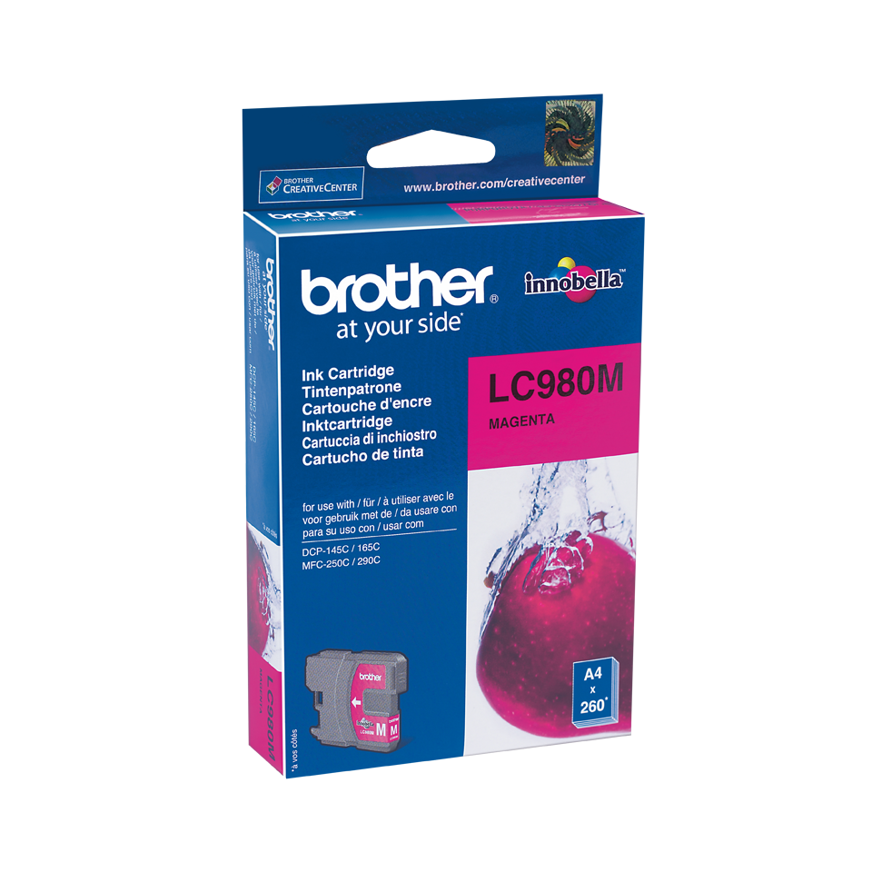 Tinteiro Brother Original LC980 Magenta (LC980M)