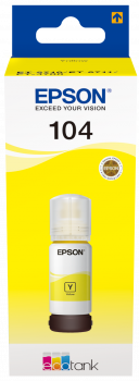 Recarga de Tinta 104 Original Epson Amarelo (C13T00P440)