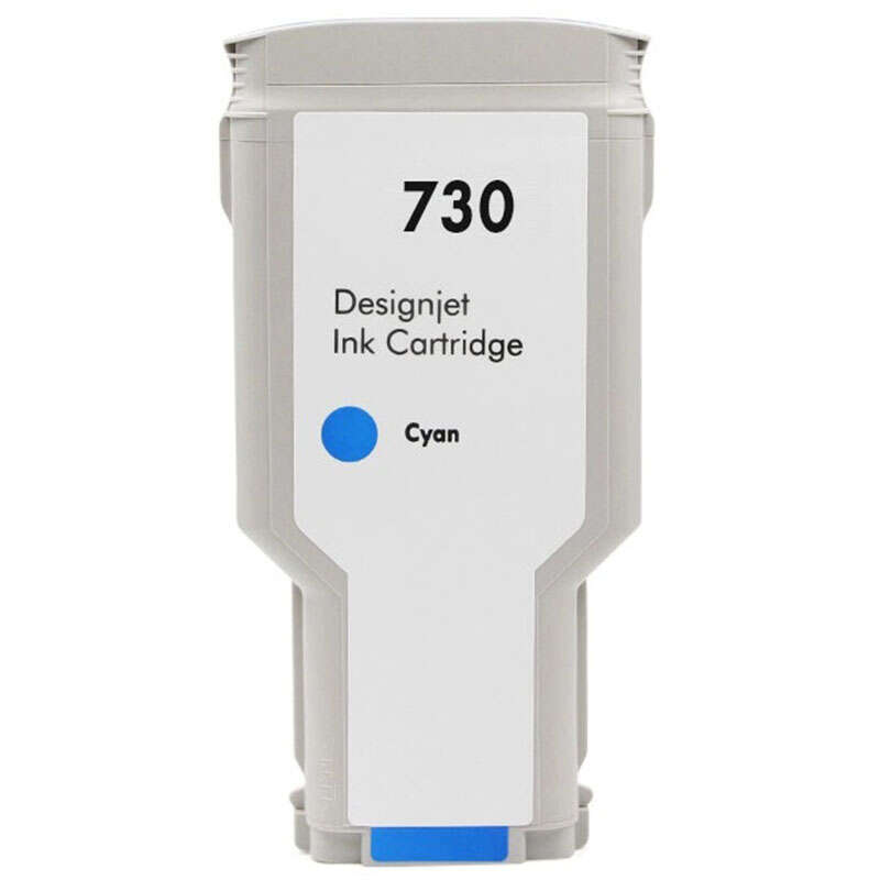 Tinteiro HP Compatível 730 Azul 300ml (P2V68A / P2V62A)