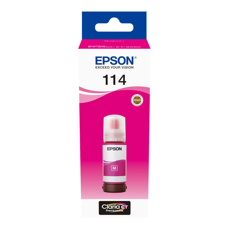 Recarga de Tinta 114 Original Epson Magenta (C13T07B340)